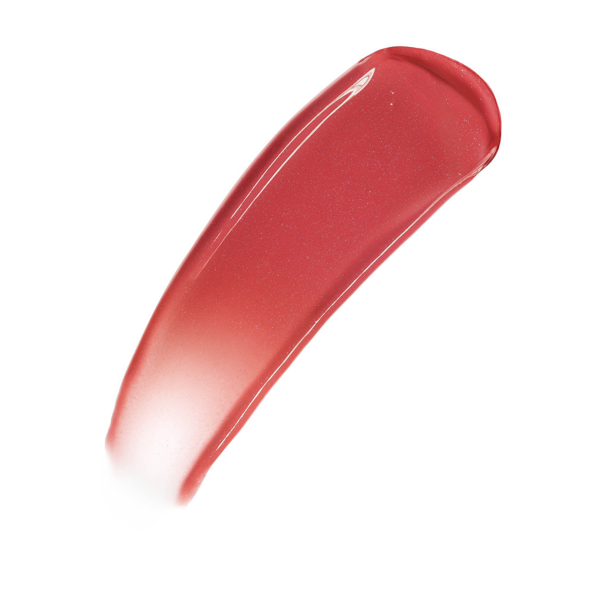 Swatch van Armani Prisma Flash rose flas shade, met een romige textuur en een glanzende afwerking.